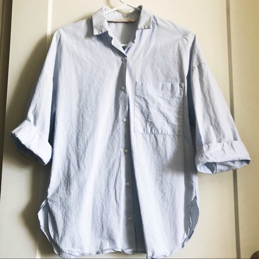 Zara Light Blue Shirt